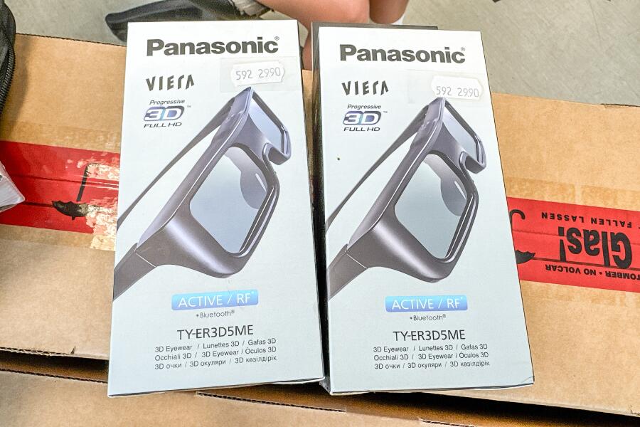 2 3D Brillen Panasonic Viera TY-ER3D5ME